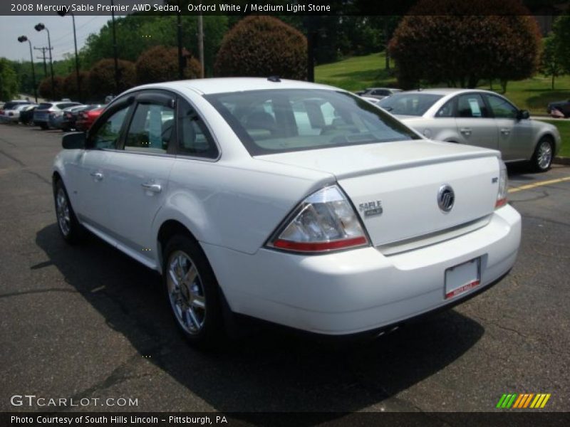 Oxford White / Medium Light Stone 2008 Mercury Sable Premier AWD Sedan
