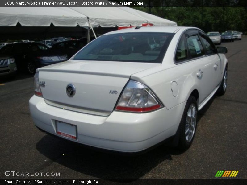 Oxford White / Medium Light Stone 2008 Mercury Sable Premier AWD Sedan