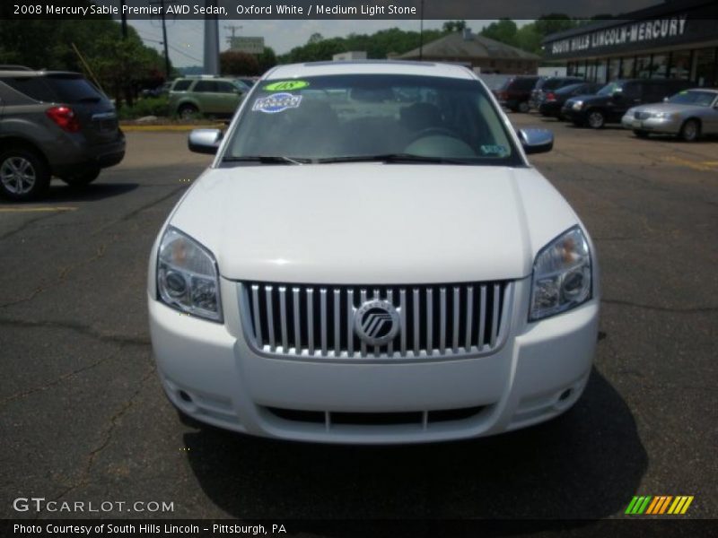 Oxford White / Medium Light Stone 2008 Mercury Sable Premier AWD Sedan