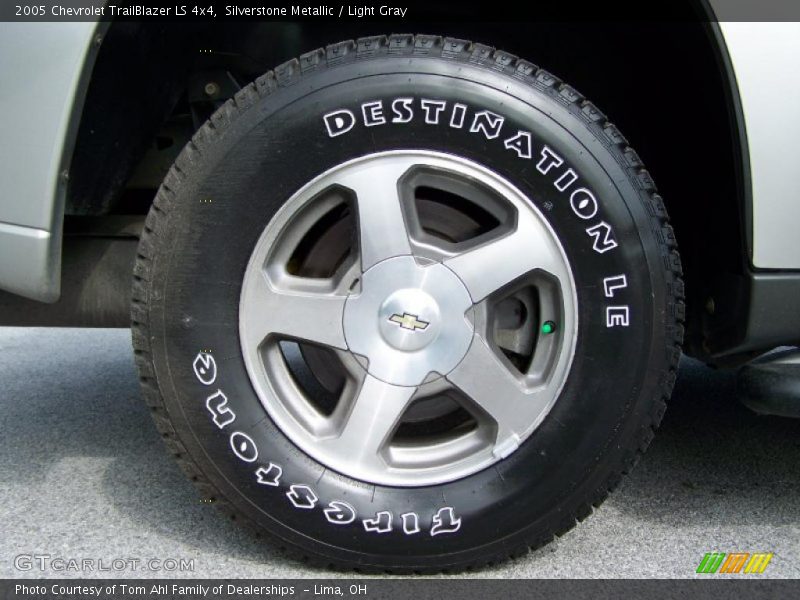 Silverstone Metallic / Light Gray 2005 Chevrolet TrailBlazer LS 4x4