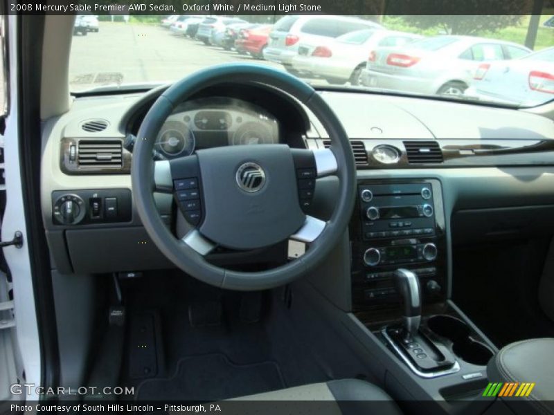 Oxford White / Medium Light Stone 2008 Mercury Sable Premier AWD Sedan