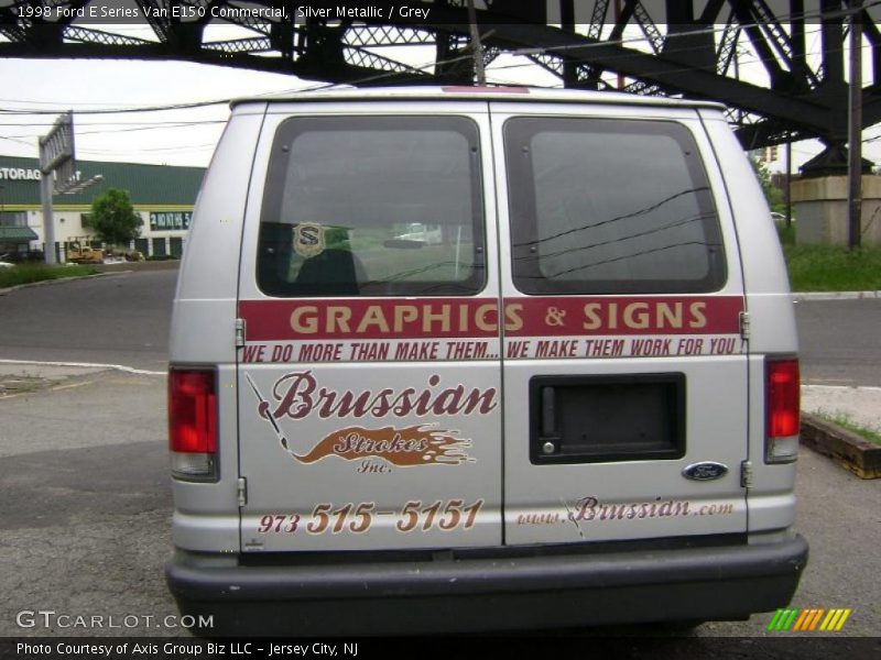 Silver Metallic / Grey 1998 Ford E Series Van E150 Commercial