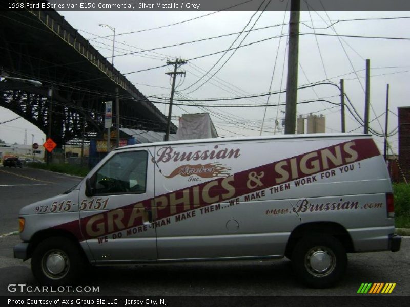 Silver Metallic / Grey 1998 Ford E Series Van E150 Commercial