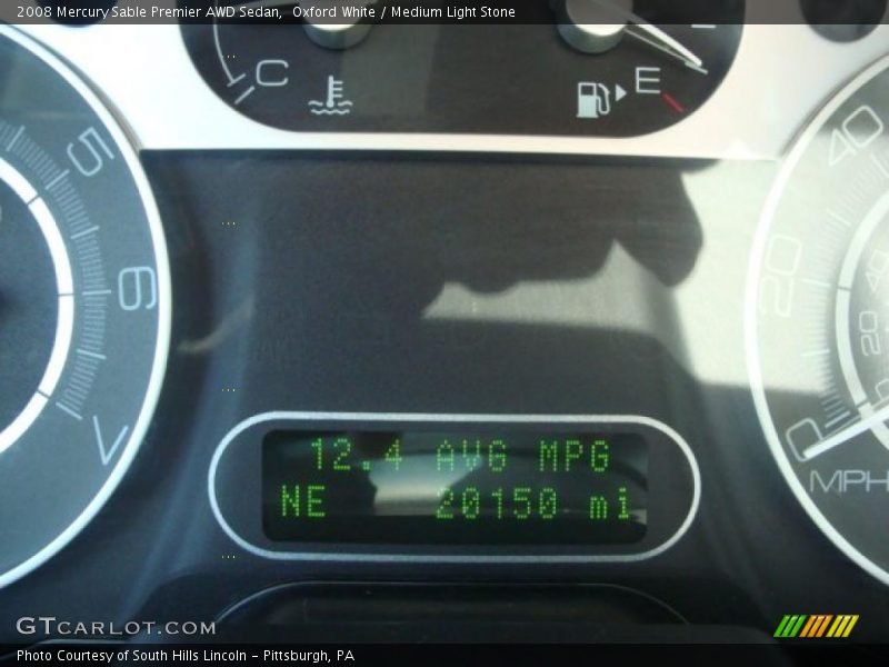Oxford White / Medium Light Stone 2008 Mercury Sable Premier AWD Sedan