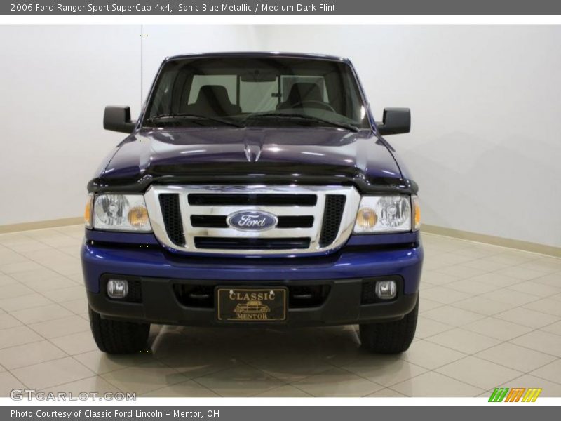 Sonic Blue Metallic / Medium Dark Flint 2006 Ford Ranger Sport SuperCab 4x4