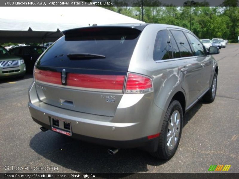Vapor Silver Metallic / Charcoal Black 2008 Lincoln MKX AWD
