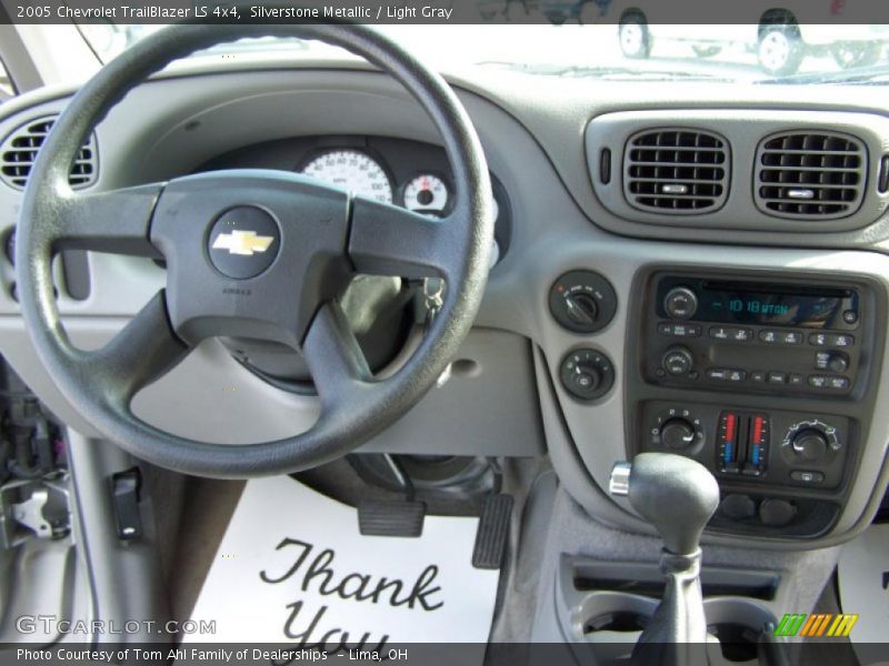 Silverstone Metallic / Light Gray 2005 Chevrolet TrailBlazer LS 4x4