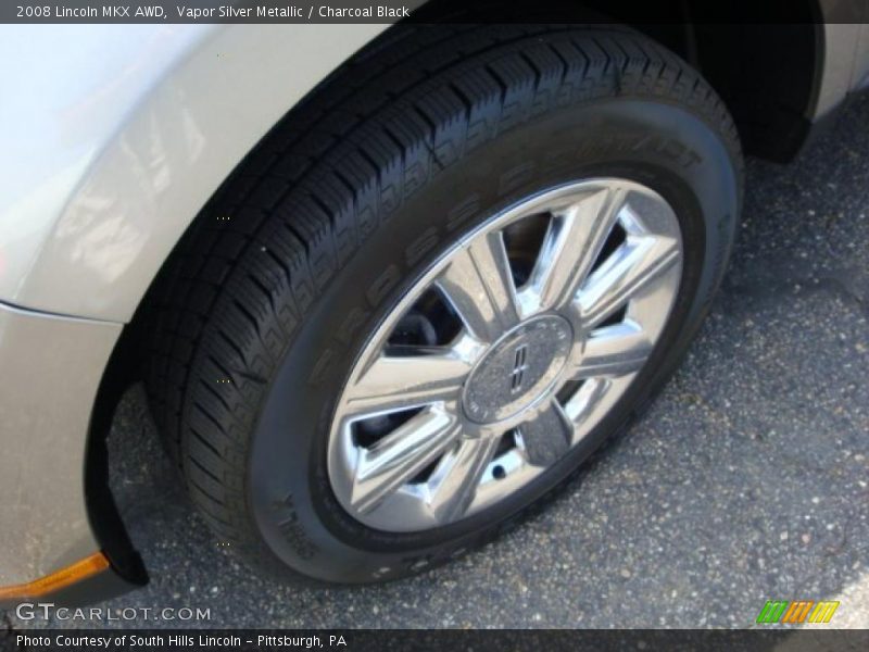 Vapor Silver Metallic / Charcoal Black 2008 Lincoln MKX AWD