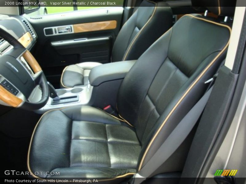 Vapor Silver Metallic / Charcoal Black 2008 Lincoln MKX AWD