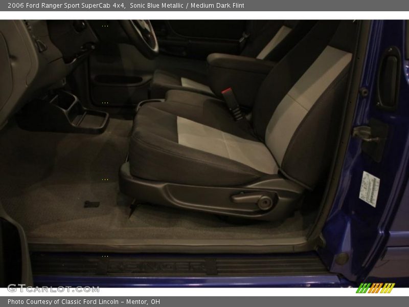 Sonic Blue Metallic / Medium Dark Flint 2006 Ford Ranger Sport SuperCab 4x4