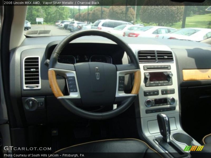 Vapor Silver Metallic / Charcoal Black 2008 Lincoln MKX AWD