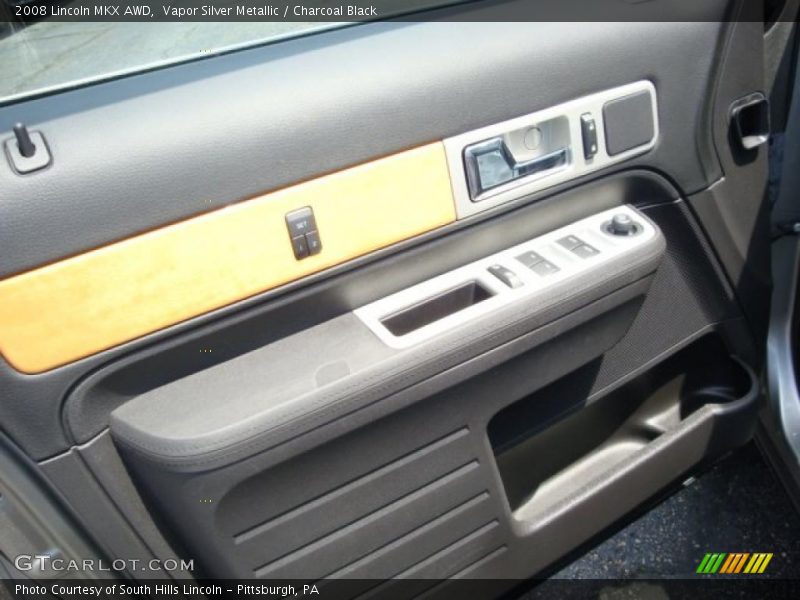 Vapor Silver Metallic / Charcoal Black 2008 Lincoln MKX AWD