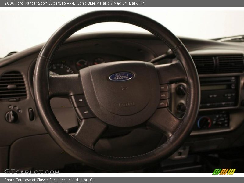 Sonic Blue Metallic / Medium Dark Flint 2006 Ford Ranger Sport SuperCab 4x4