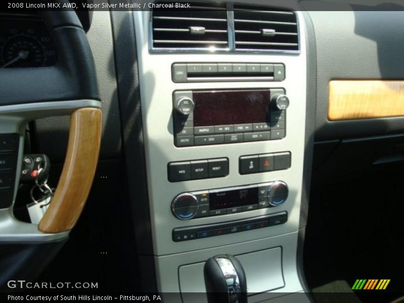 Vapor Silver Metallic / Charcoal Black 2008 Lincoln MKX AWD