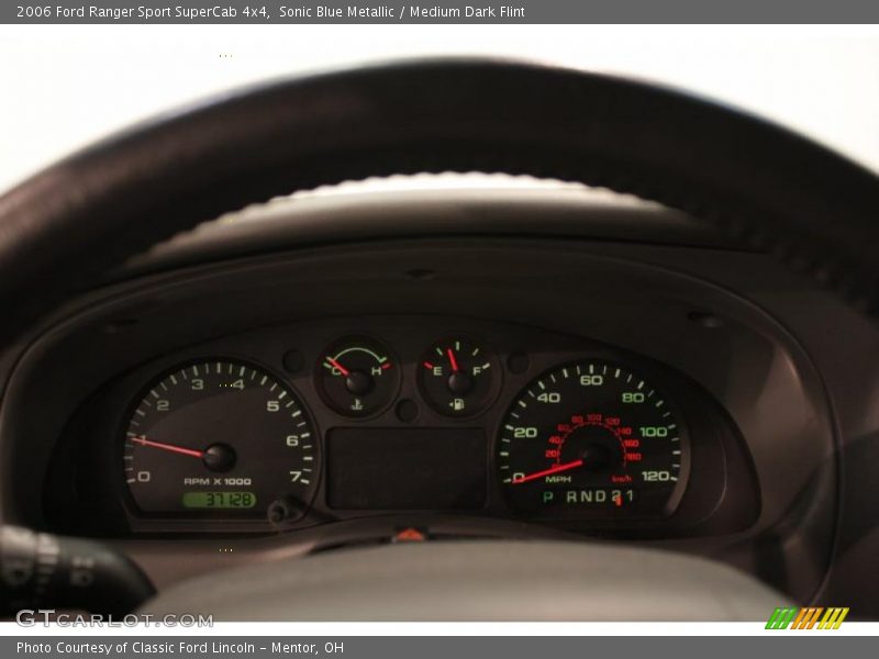 Sonic Blue Metallic / Medium Dark Flint 2006 Ford Ranger Sport SuperCab 4x4
