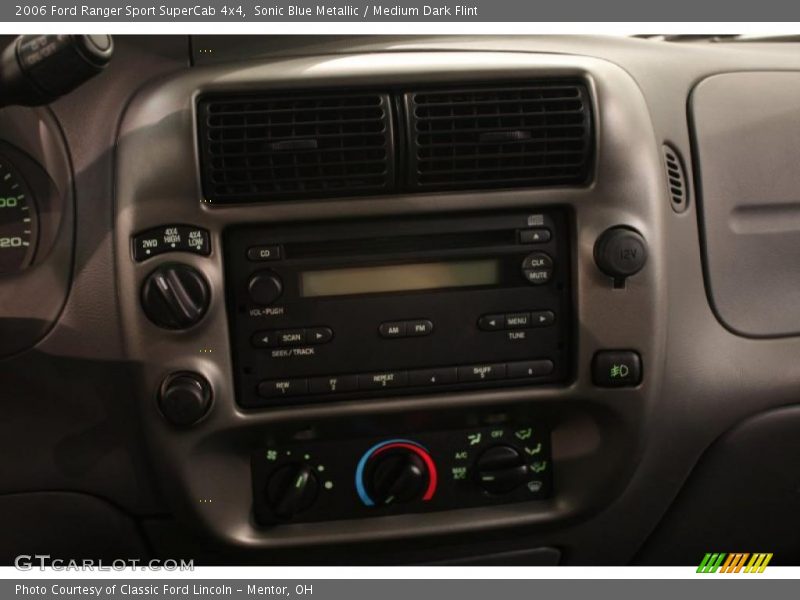 Sonic Blue Metallic / Medium Dark Flint 2006 Ford Ranger Sport SuperCab 4x4