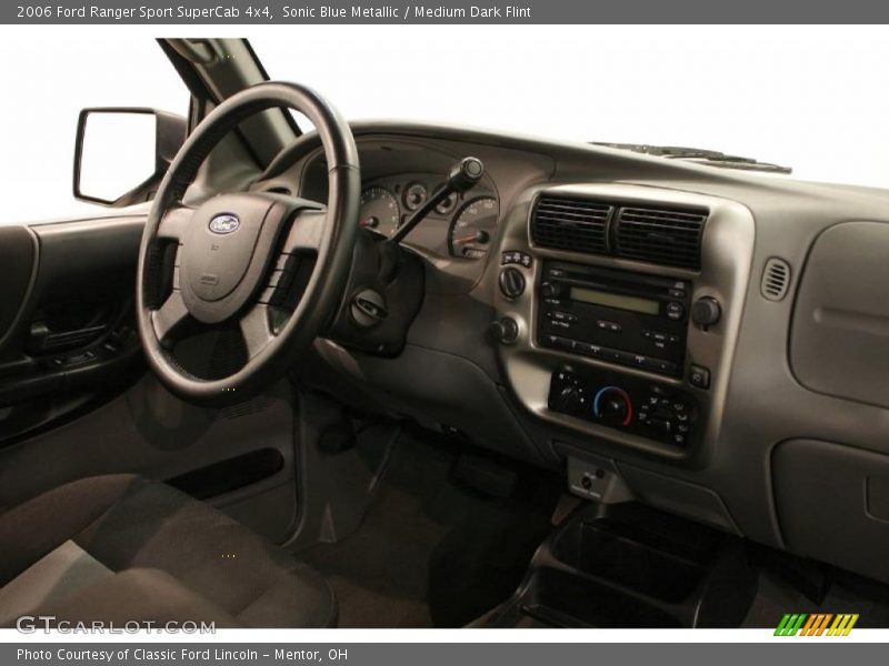 Sonic Blue Metallic / Medium Dark Flint 2006 Ford Ranger Sport SuperCab 4x4
