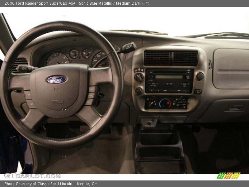 Sonic Blue Metallic / Medium Dark Flint 2006 Ford Ranger Sport SuperCab 4x4
