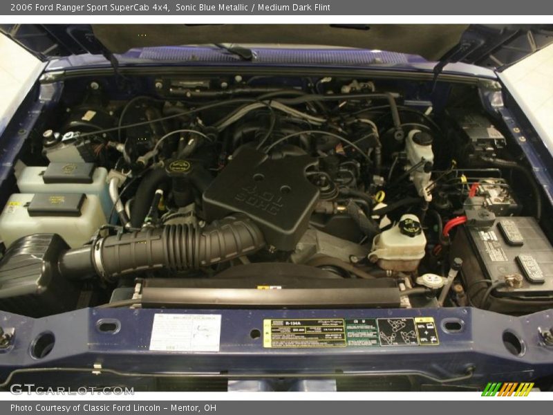 Sonic Blue Metallic / Medium Dark Flint 2006 Ford Ranger Sport SuperCab 4x4