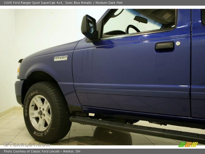 Sonic Blue Metallic / Medium Dark Flint 2006 Ford Ranger Sport SuperCab 4x4