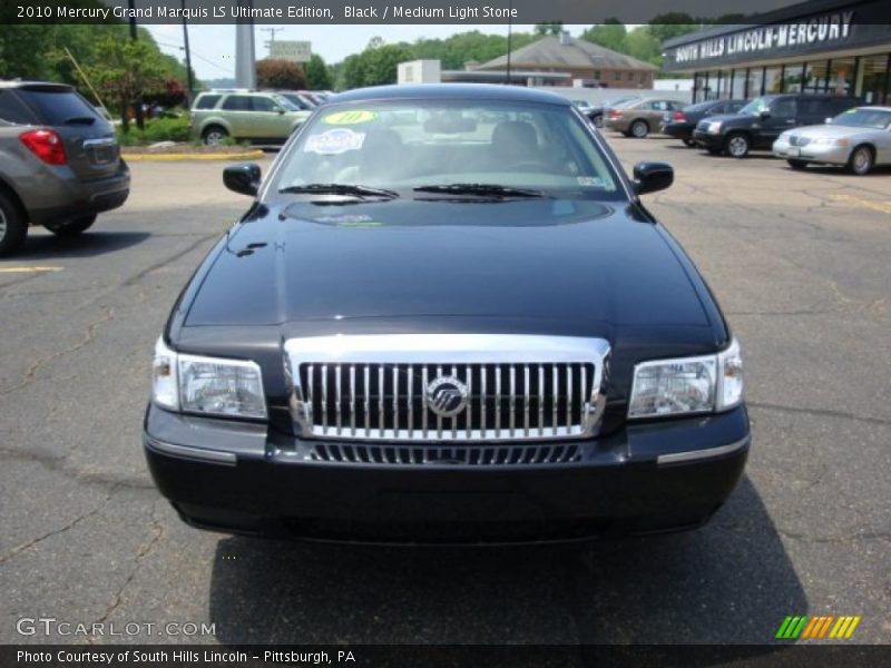 Black / Medium Light Stone 2010 Mercury Grand Marquis LS Ultimate Edition