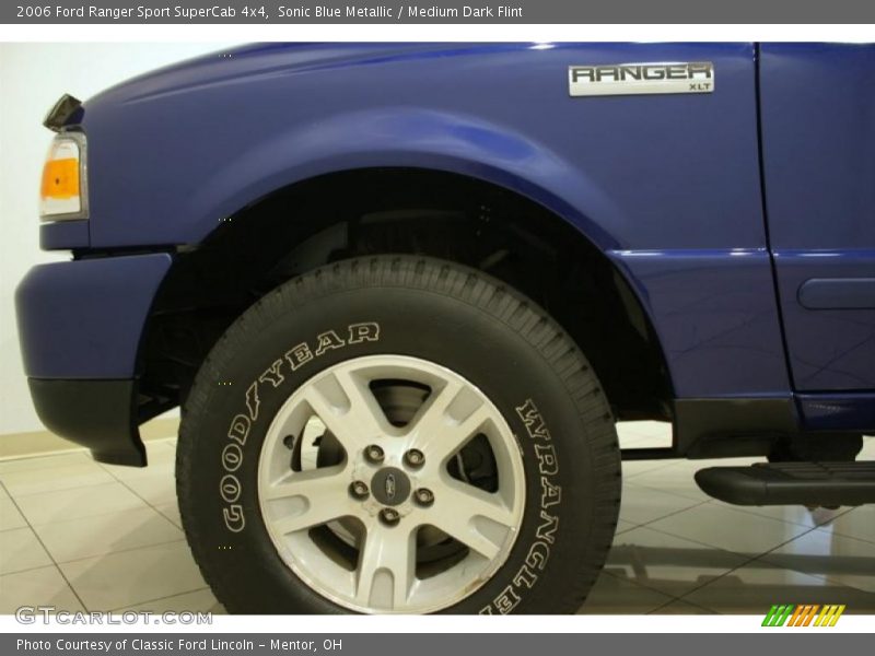 Sonic Blue Metallic / Medium Dark Flint 2006 Ford Ranger Sport SuperCab 4x4