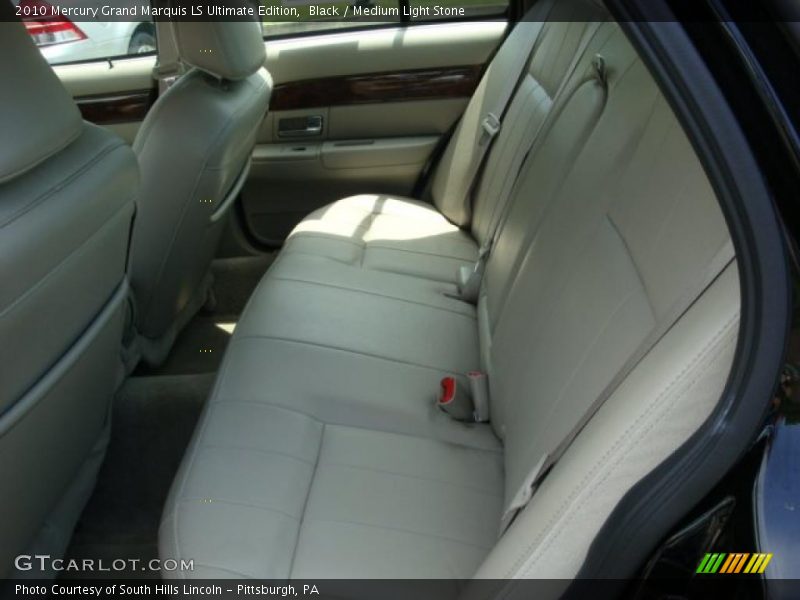 Black / Medium Light Stone 2010 Mercury Grand Marquis LS Ultimate Edition
