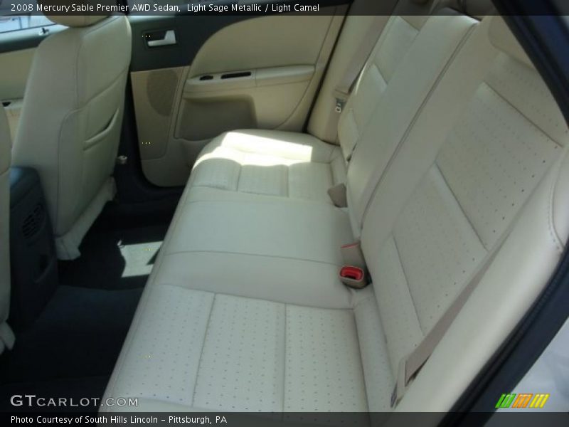 Light Sage Metallic / Light Camel 2008 Mercury Sable Premier AWD Sedan