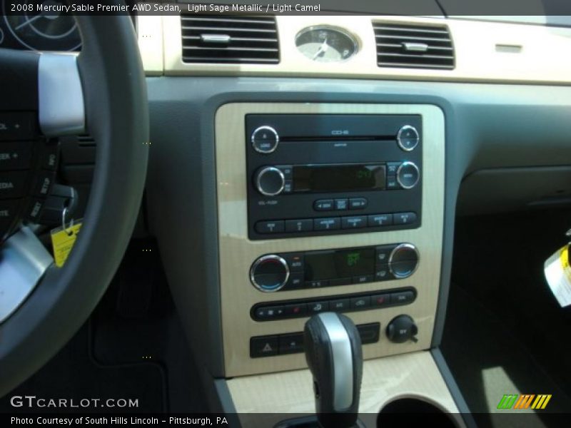 Light Sage Metallic / Light Camel 2008 Mercury Sable Premier AWD Sedan