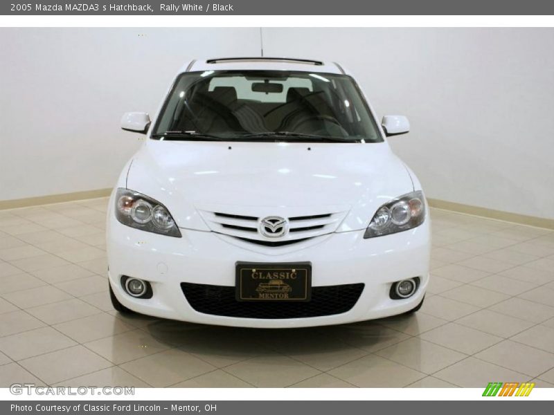 Rally White / Black 2005 Mazda MAZDA3 s Hatchback