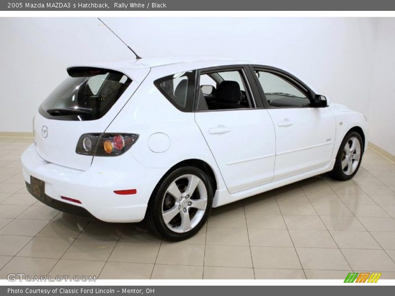 Rally White / Black 2005 Mazda MAZDA3 s Hatchback
