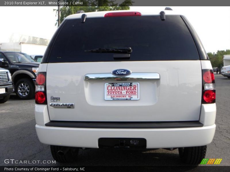 White Suede / Camel 2010 Ford Explorer XLT