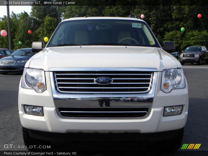 White Suede / Camel 2010 Ford Explorer XLT