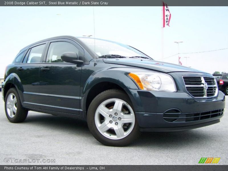 Steel Blue Metallic / Dark Slate Gray 2008 Dodge Caliber SXT