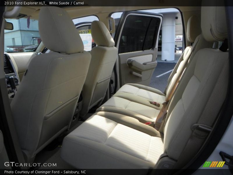 White Suede / Camel 2010 Ford Explorer XLT