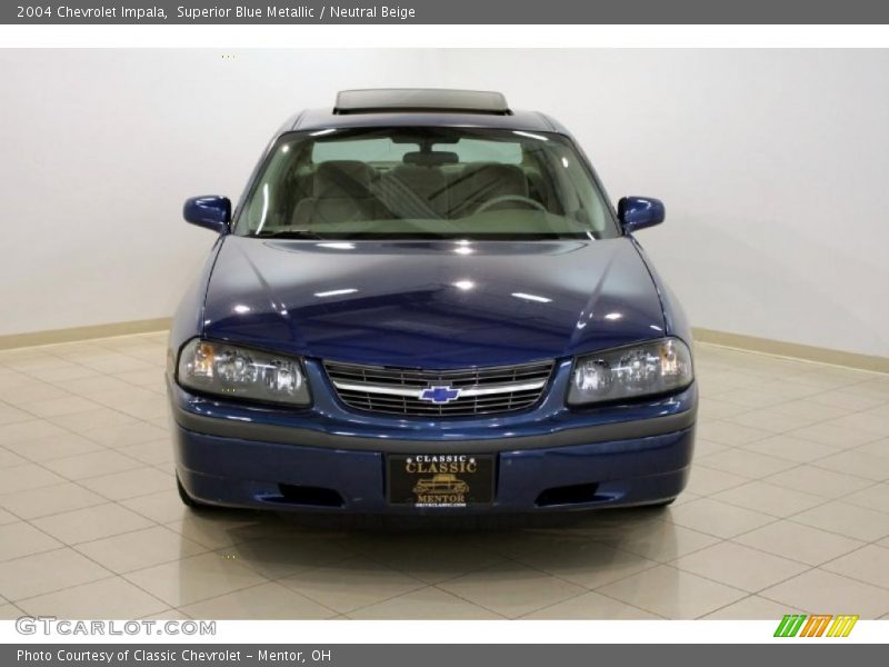 Superior Blue Metallic / Neutral Beige 2004 Chevrolet Impala