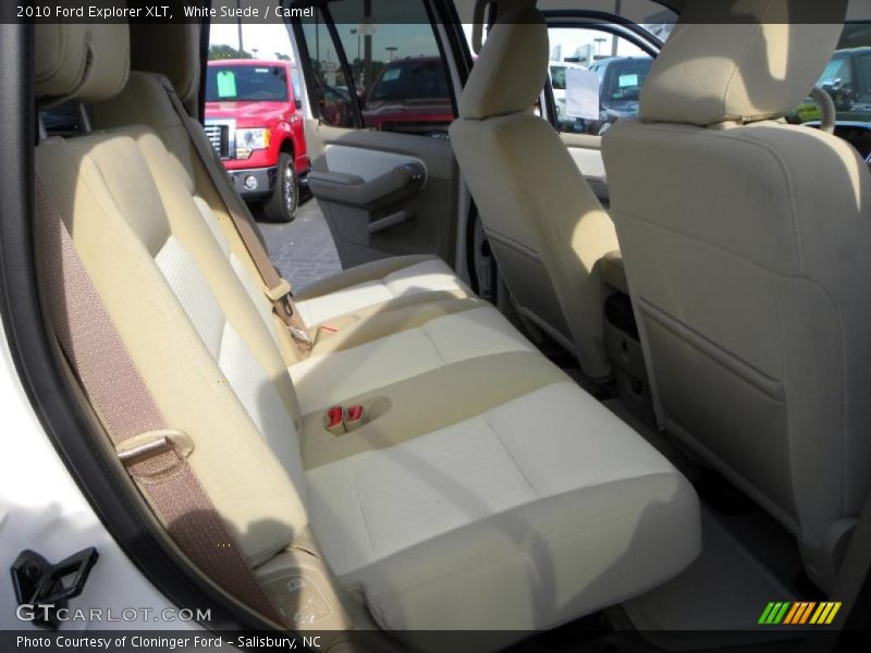 White Suede / Camel 2010 Ford Explorer XLT