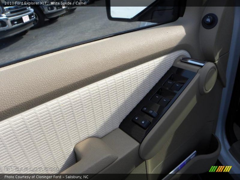White Suede / Camel 2010 Ford Explorer XLT