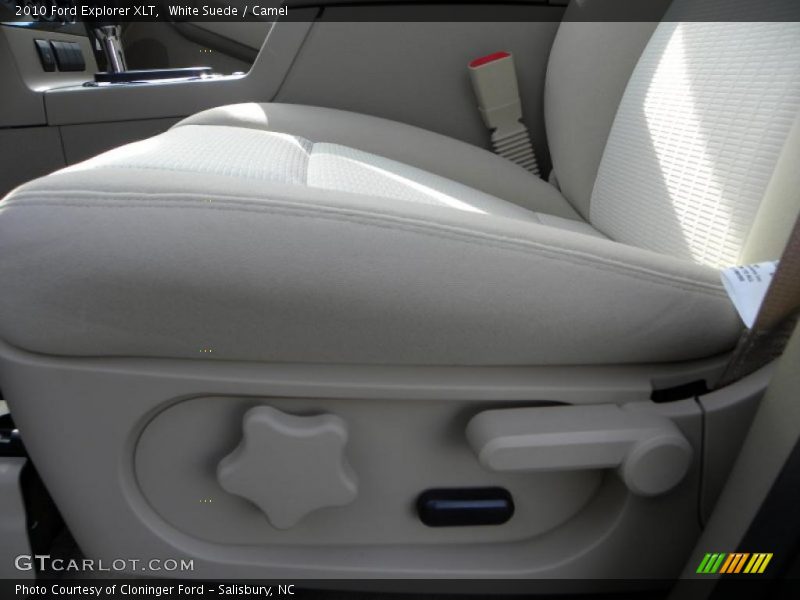 White Suede / Camel 2010 Ford Explorer XLT