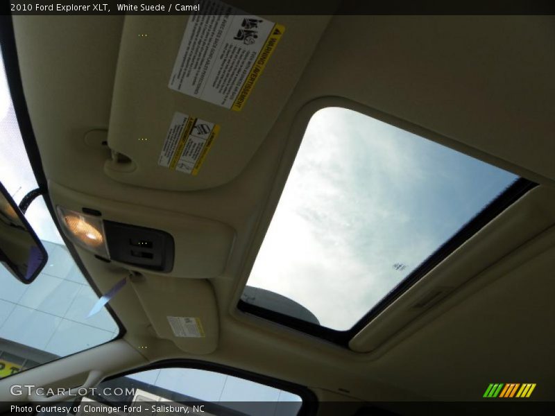 White Suede / Camel 2010 Ford Explorer XLT