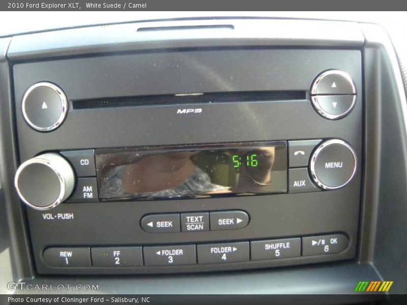 White Suede / Camel 2010 Ford Explorer XLT