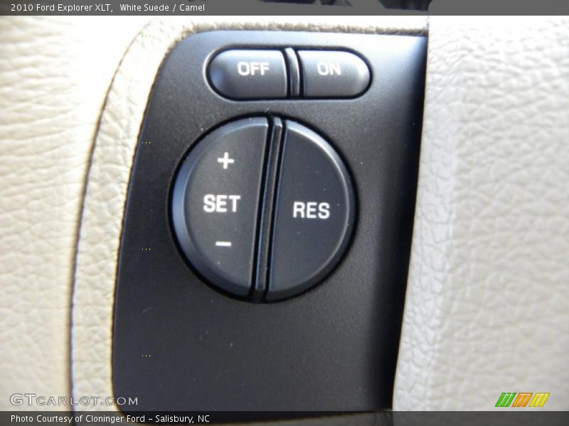 White Suede / Camel 2010 Ford Explorer XLT
