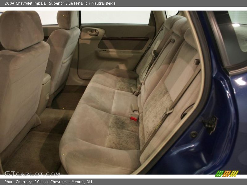 Superior Blue Metallic / Neutral Beige 2004 Chevrolet Impala