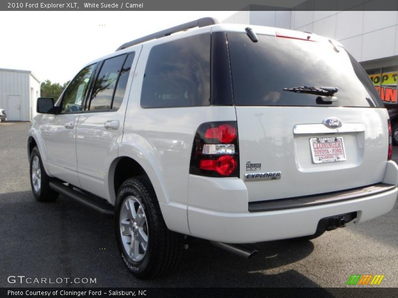 White Suede / Camel 2010 Ford Explorer XLT
