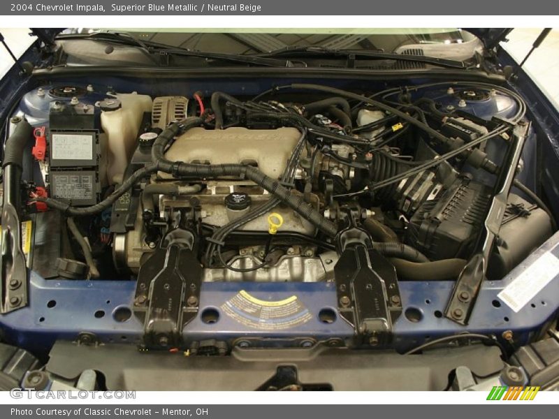 Superior Blue Metallic / Neutral Beige 2004 Chevrolet Impala