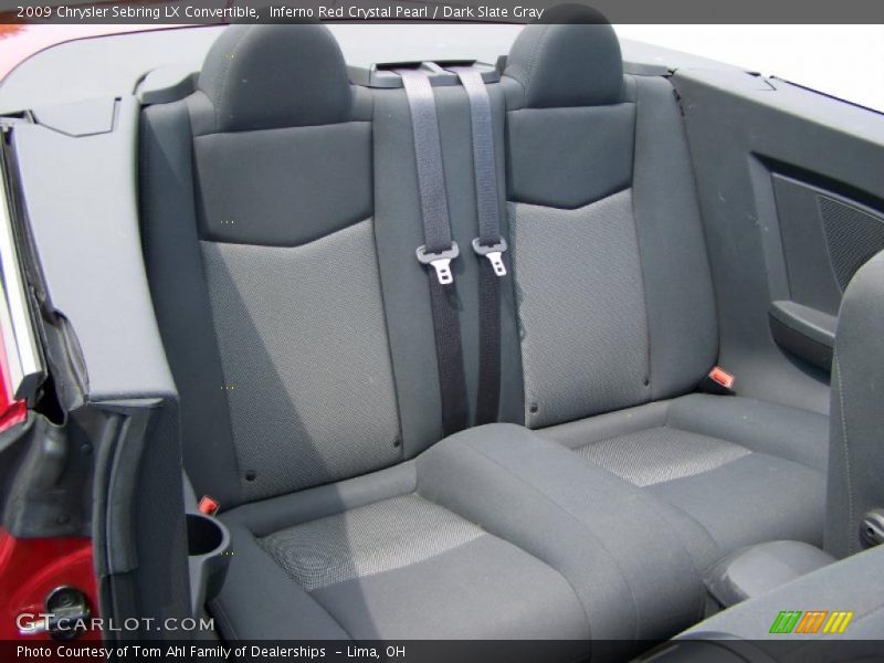Inferno Red Crystal Pearl / Dark Slate Gray 2009 Chrysler Sebring LX Convertible