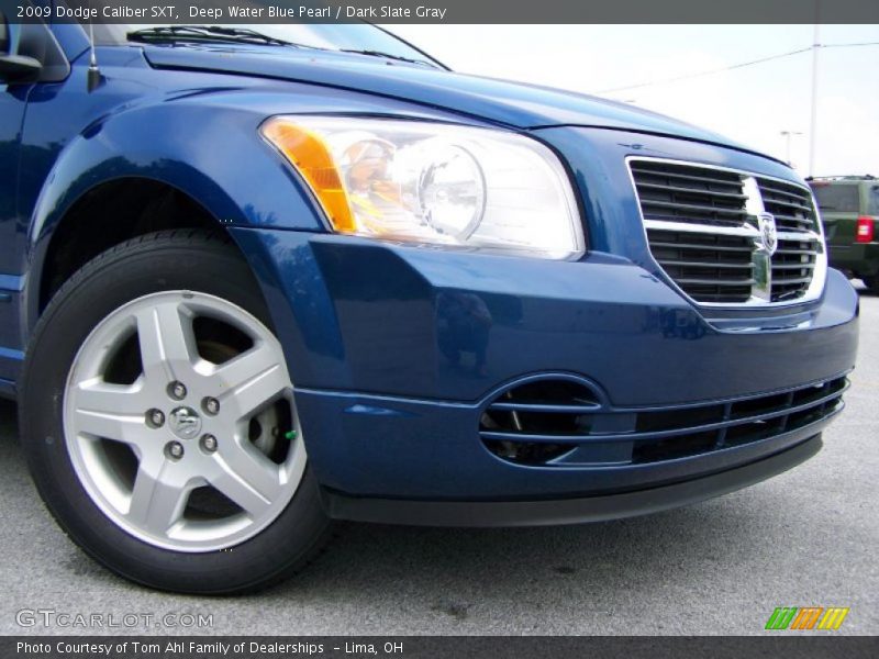Deep Water Blue Pearl / Dark Slate Gray 2009 Dodge Caliber SXT
