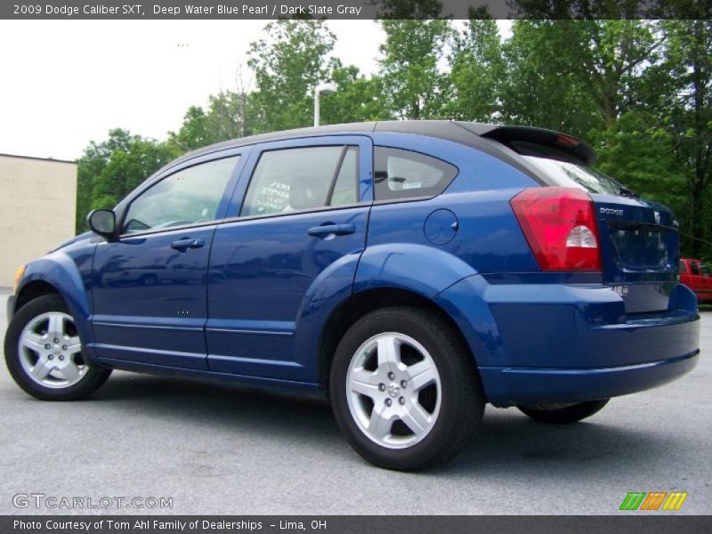 Deep Water Blue Pearl / Dark Slate Gray 2009 Dodge Caliber SXT