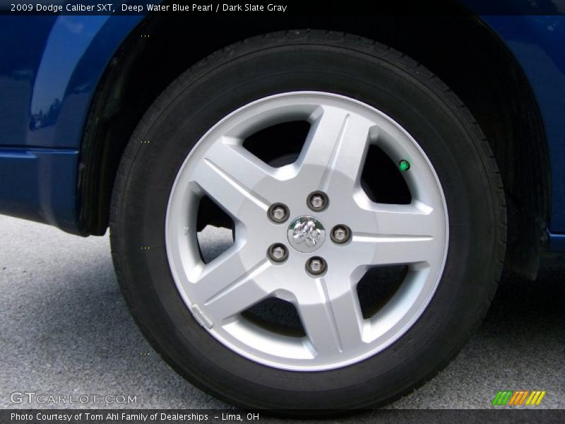 Deep Water Blue Pearl / Dark Slate Gray 2009 Dodge Caliber SXT