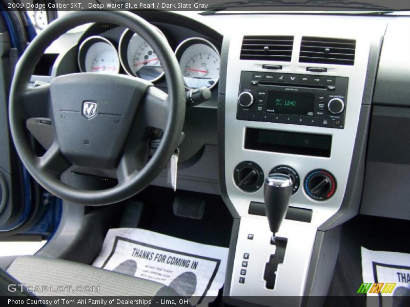Deep Water Blue Pearl / Dark Slate Gray 2009 Dodge Caliber SXT